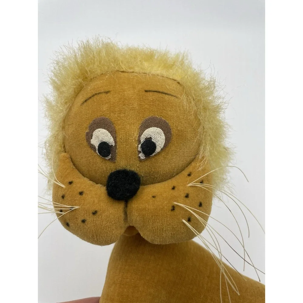 Vintage Stuffed Plush Lion 1960s Made In Japan Toy‎ Animal